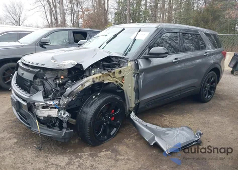 2022 Ford Explorer St из США, поврежденный, VIN 1FM5K8GC5NGA69338